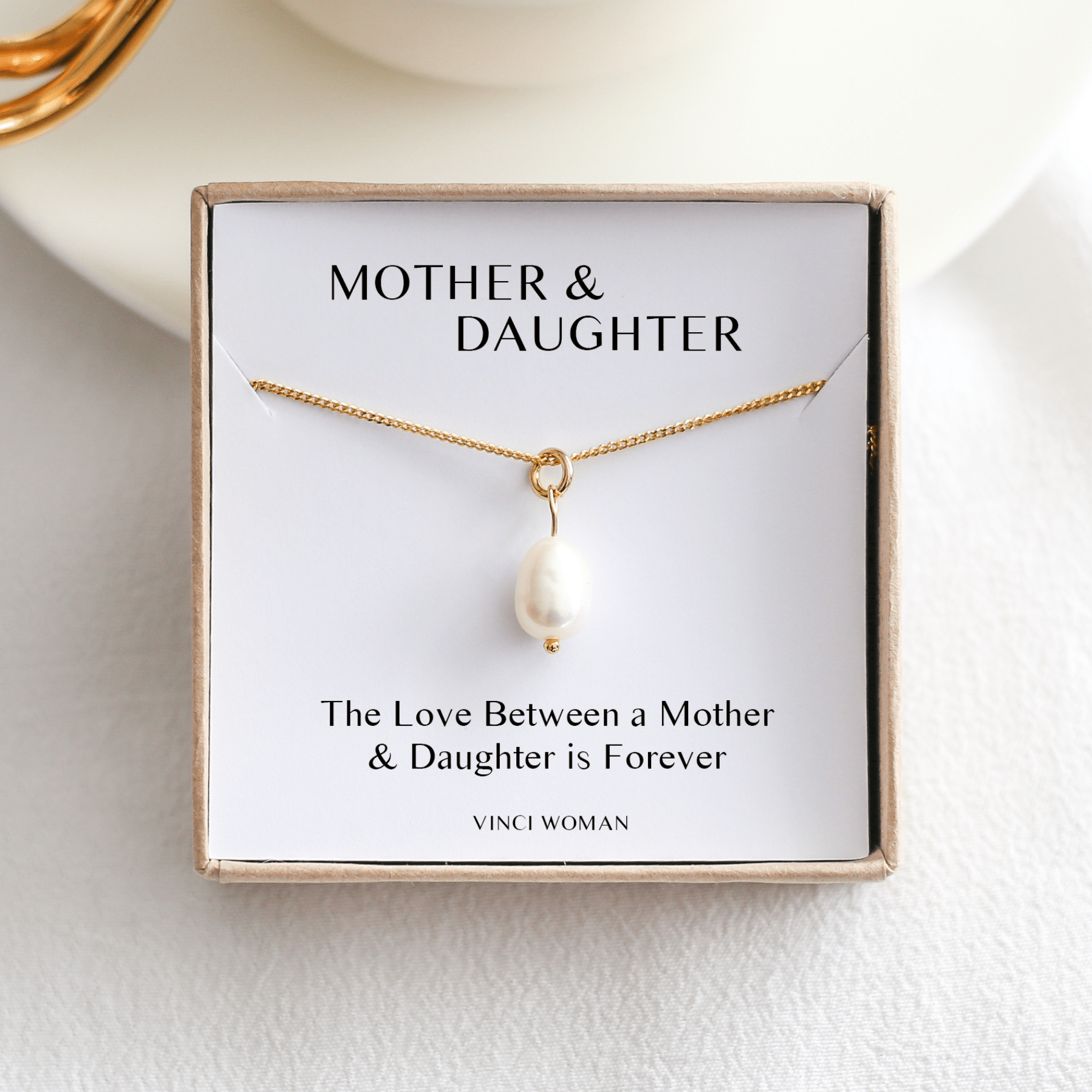 Mother & Daughter - Freshwater Pearl Necklace - Vinci Woman