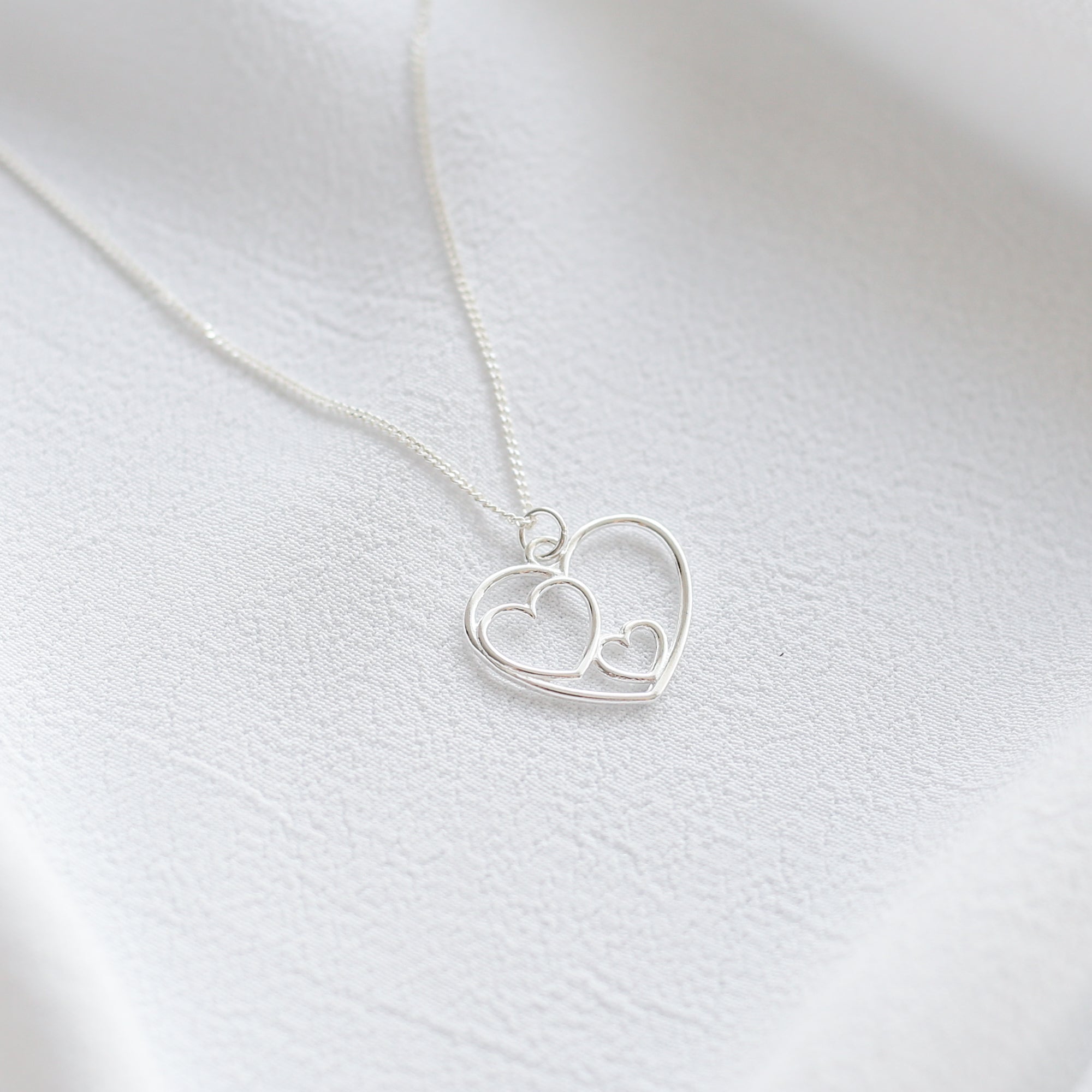 Double Heart Necklace - Vinci Woman