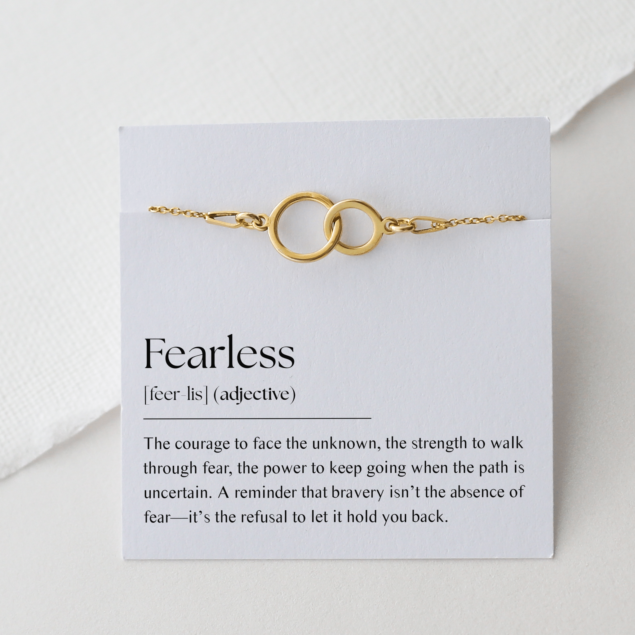 Fearless Bracelet – Interlocking Circles - Vinci Woman