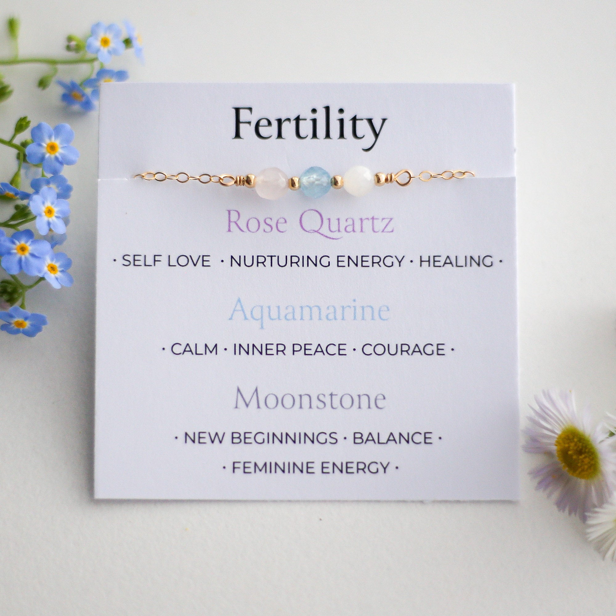 Fertility Chain Bracelet – Pregnancy Journey Gift - Vinci Woman