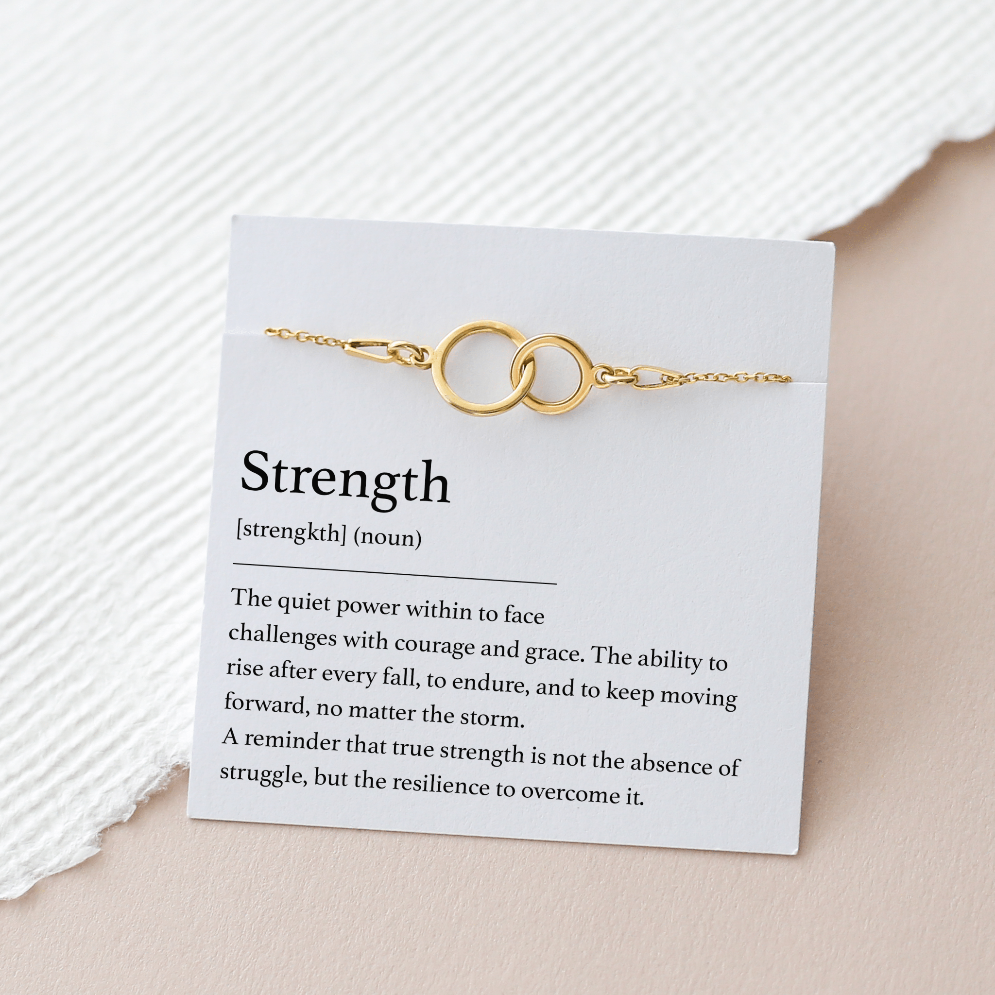 Strength Bracelet – Interlocking Circles - Vinci Woman