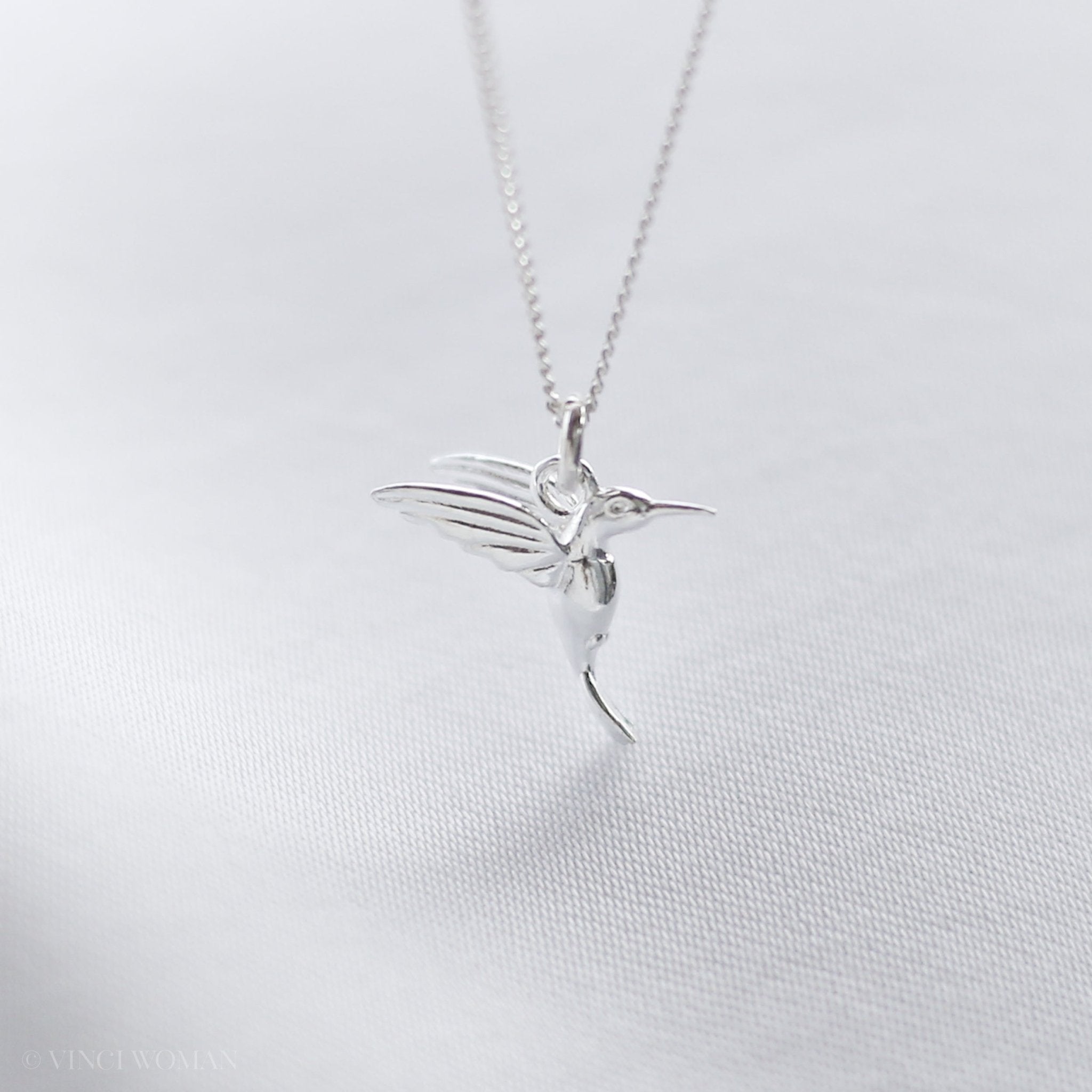 Gift For Loss - Hummingbird Necklace - Vinci Woman