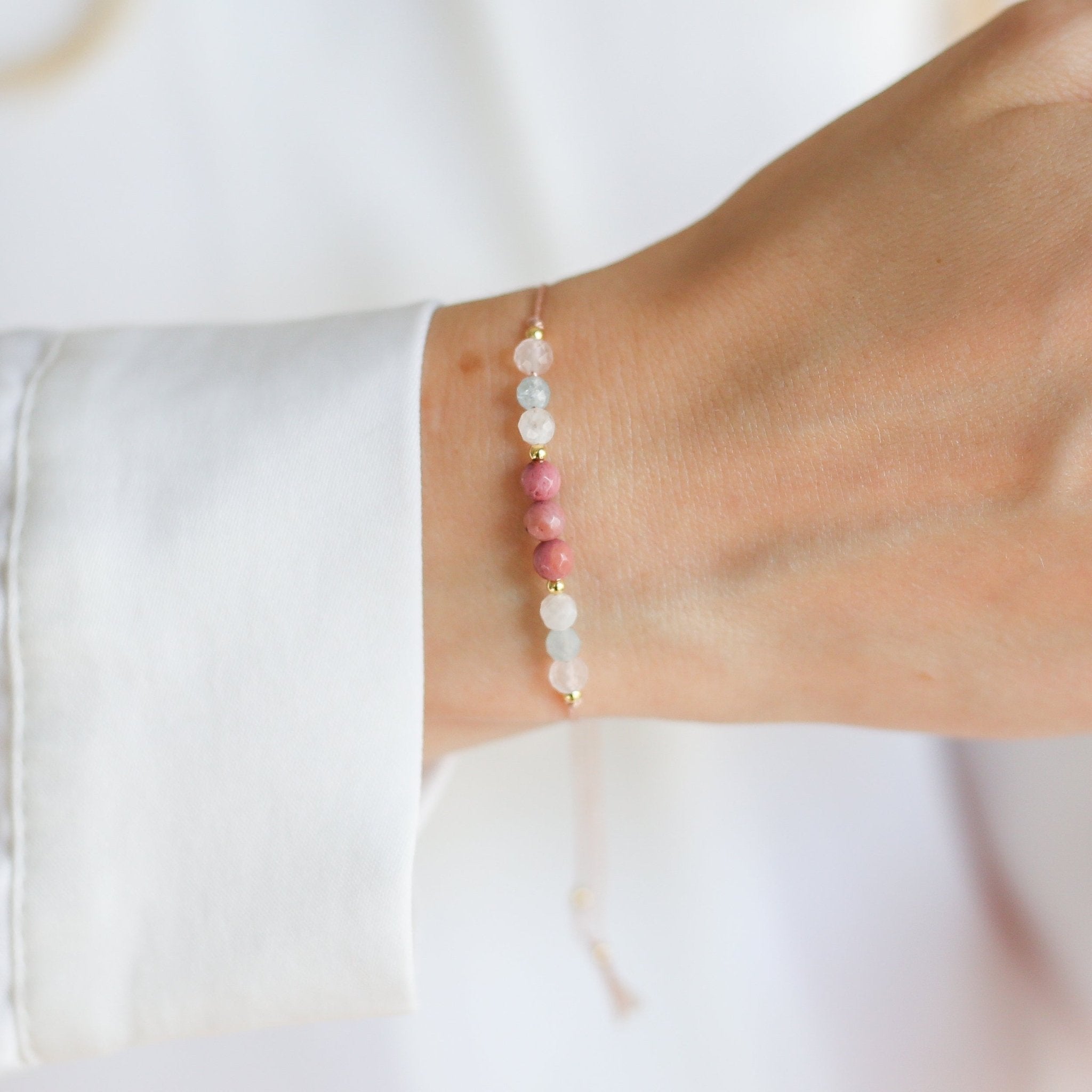 Pregnancy Support Crystal Cord Bracelet – Mom - to - Be Jewelry - Vinci Woman