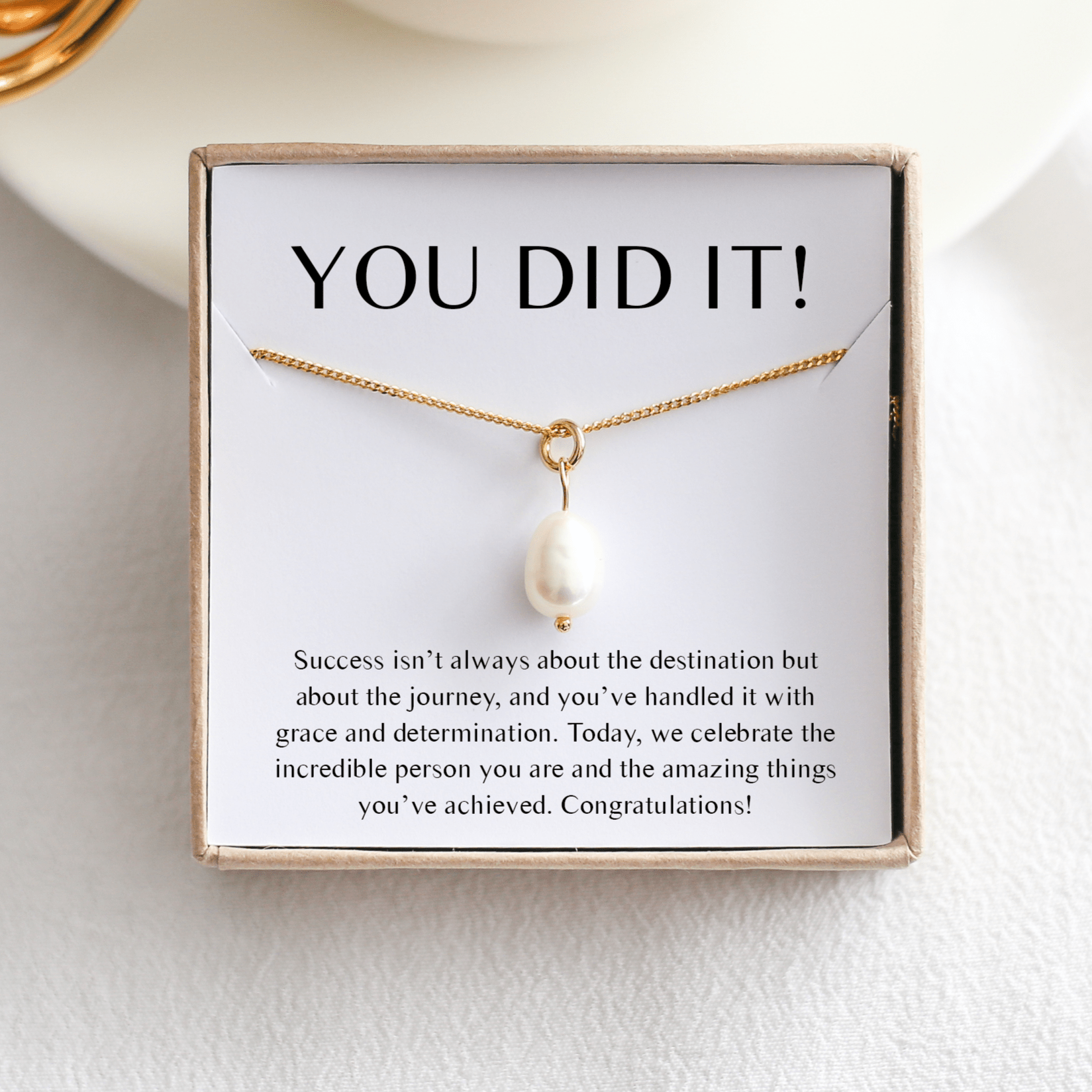 You Did It! - Freshwater Pearl Necklace - Vinci Woman