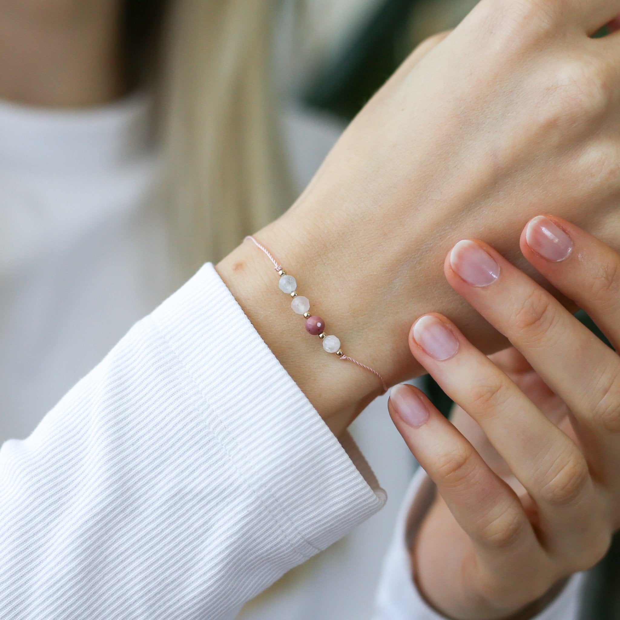 Pregnancy Gift – Support Crystal Cord Bracelet for Mums - to - Be - Vinci Woman