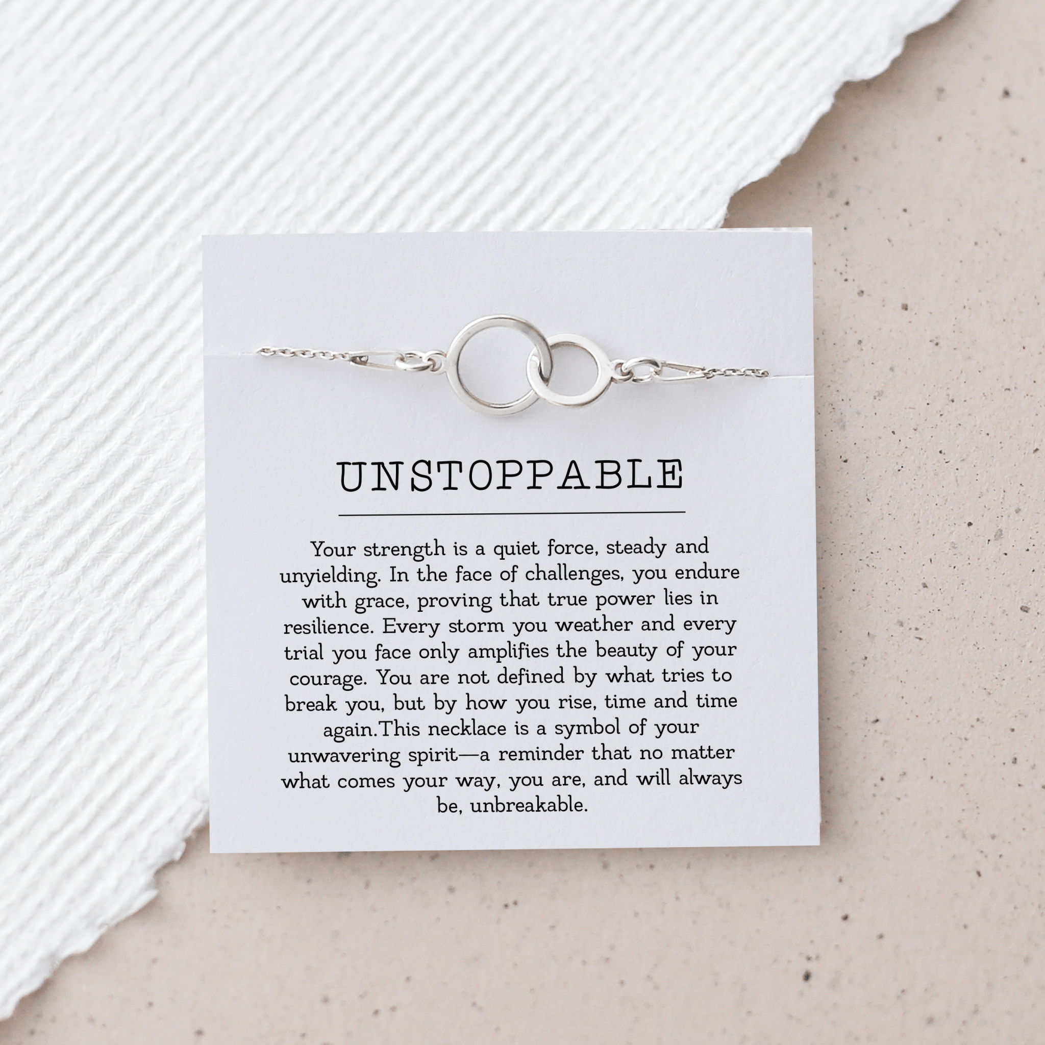 Unstoppable Bracelet – Interlocking Circles - Vinci Woman