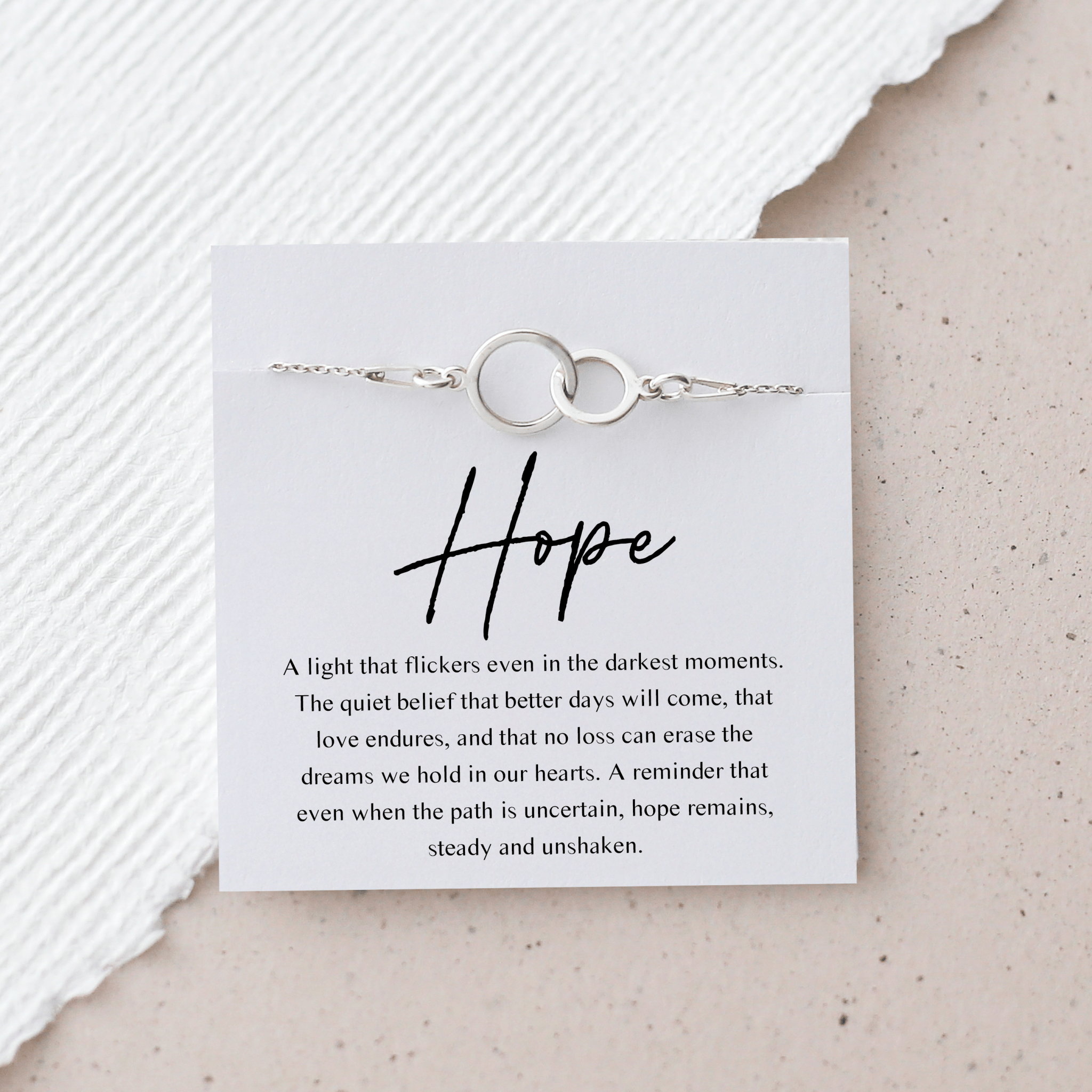 Hope Bracelet – Interlocking Circles - Vinci Woman