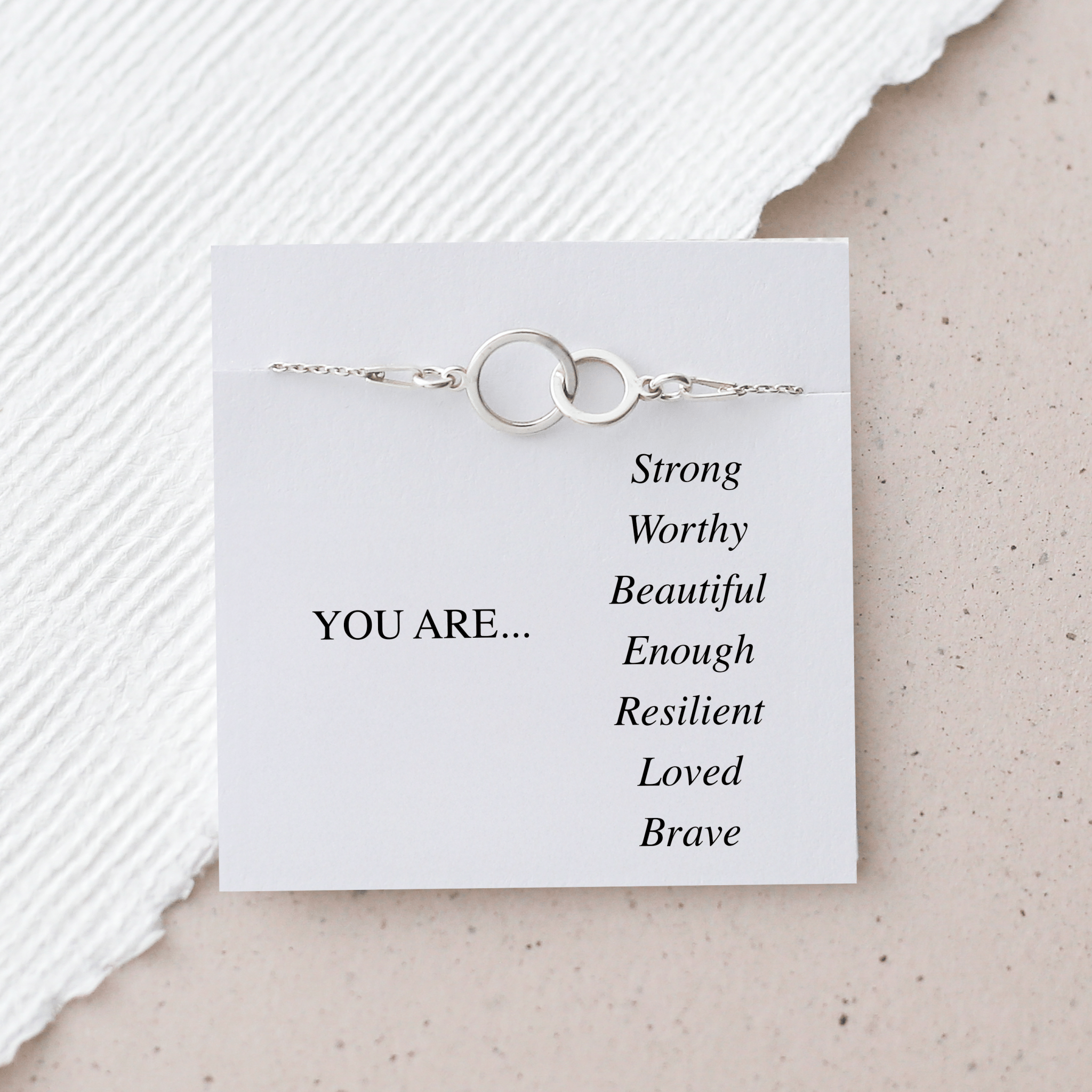 Empowerment Bracelet – Interlocking Circles - Vinci Woman