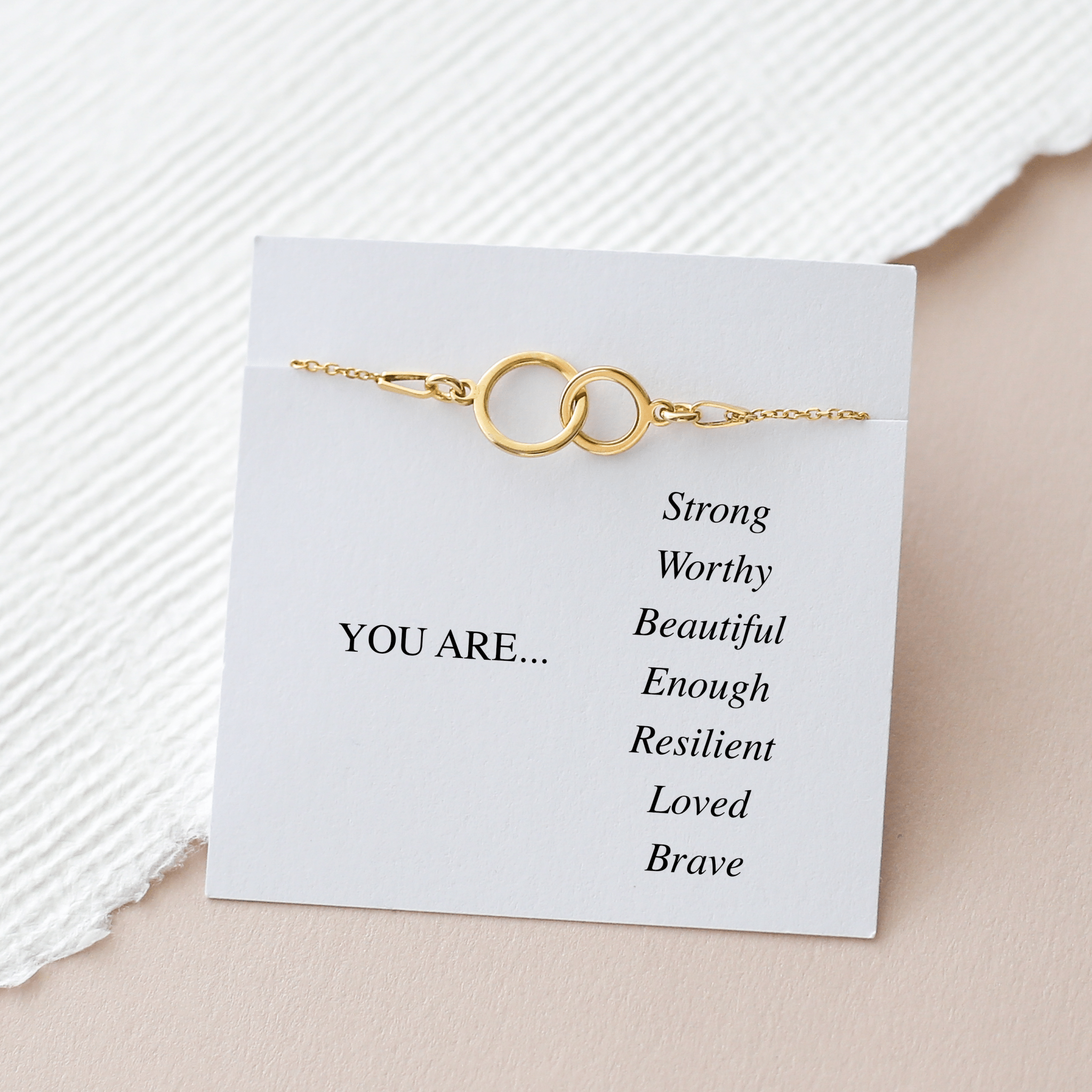 Empowerment Bracelet – Interlocking Circles - Vinci Woman