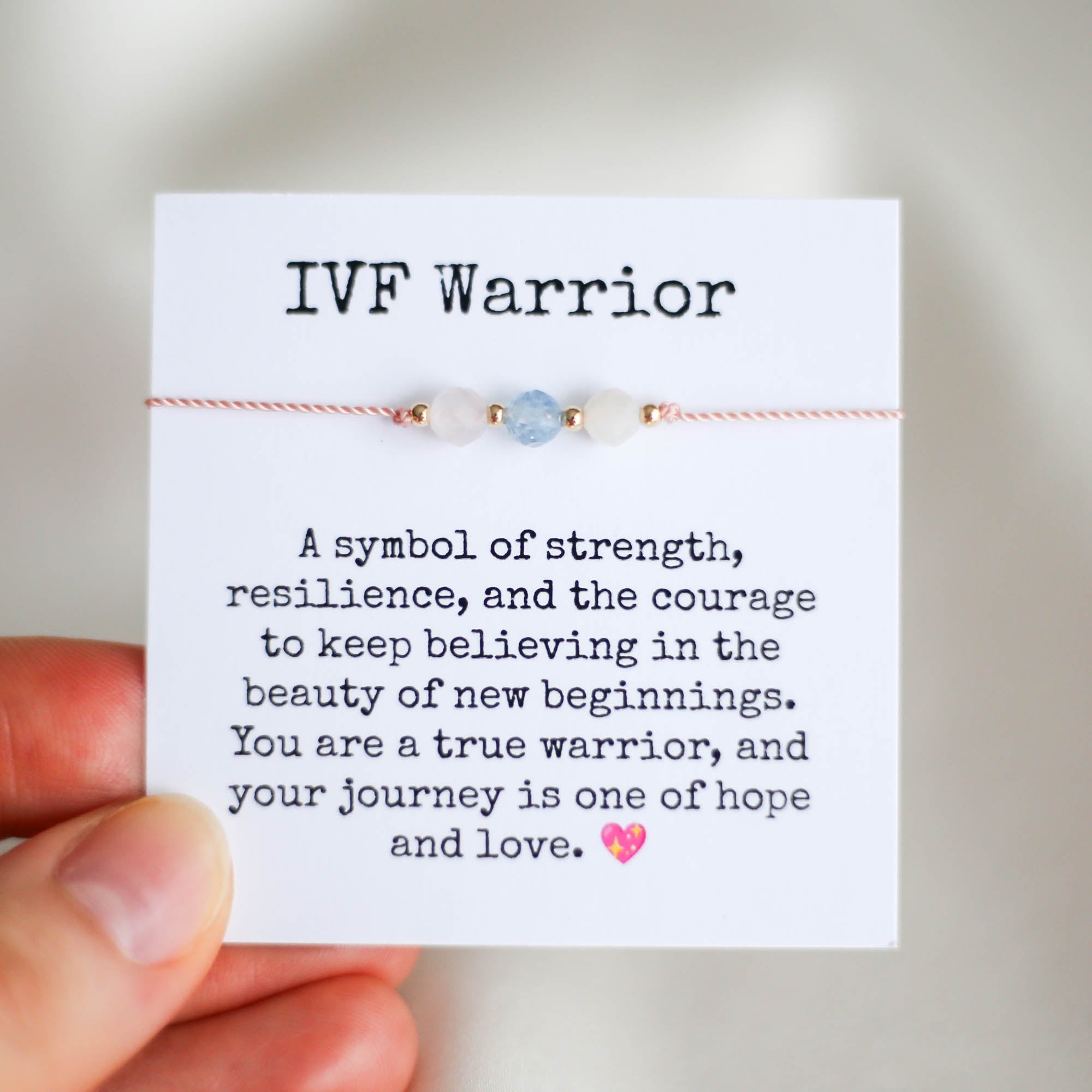IVF Warrior - Fertility Cord Bracelet - Vinci Woman