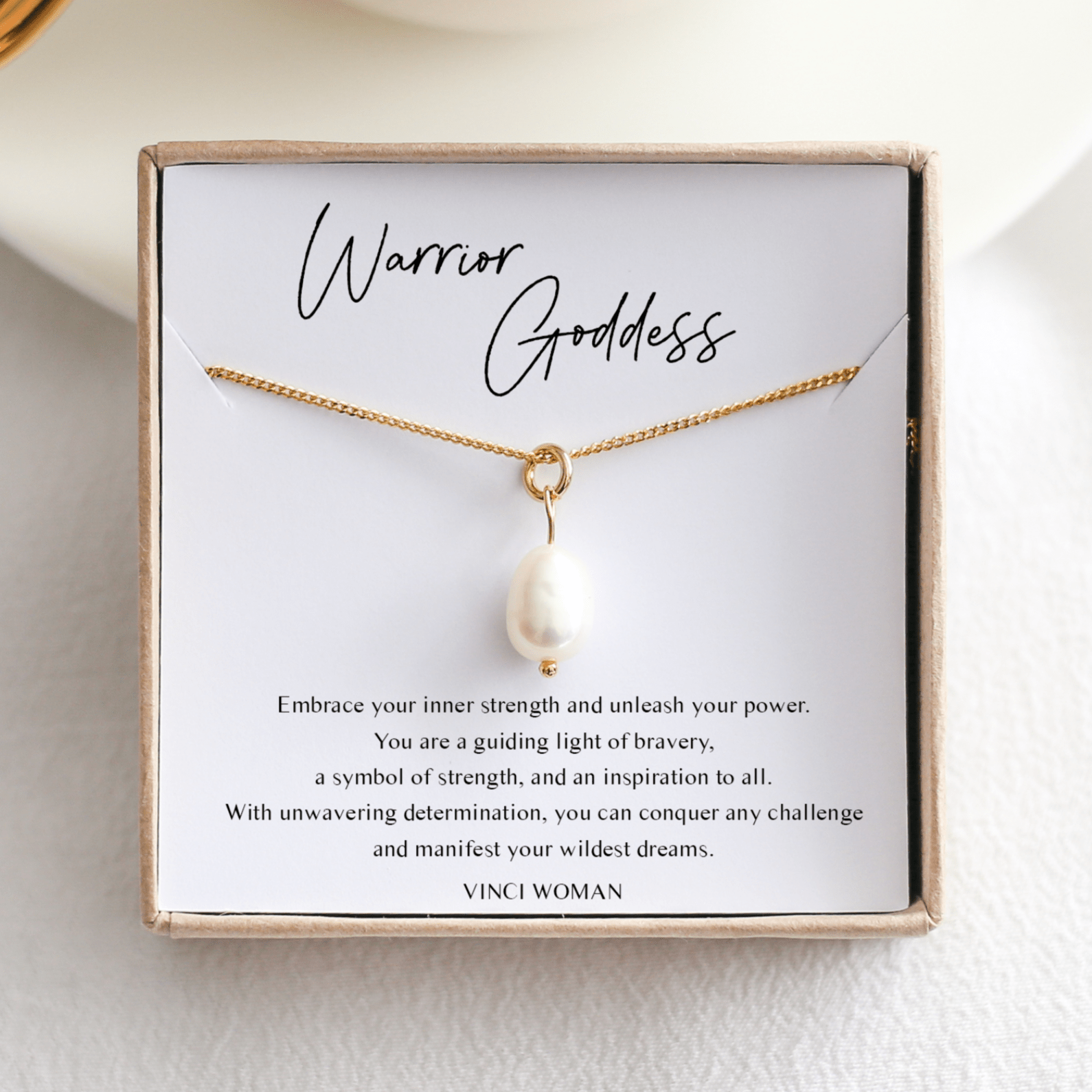 Warrior Goddess - Freshwater Pearl Necklace - Vinci Woman