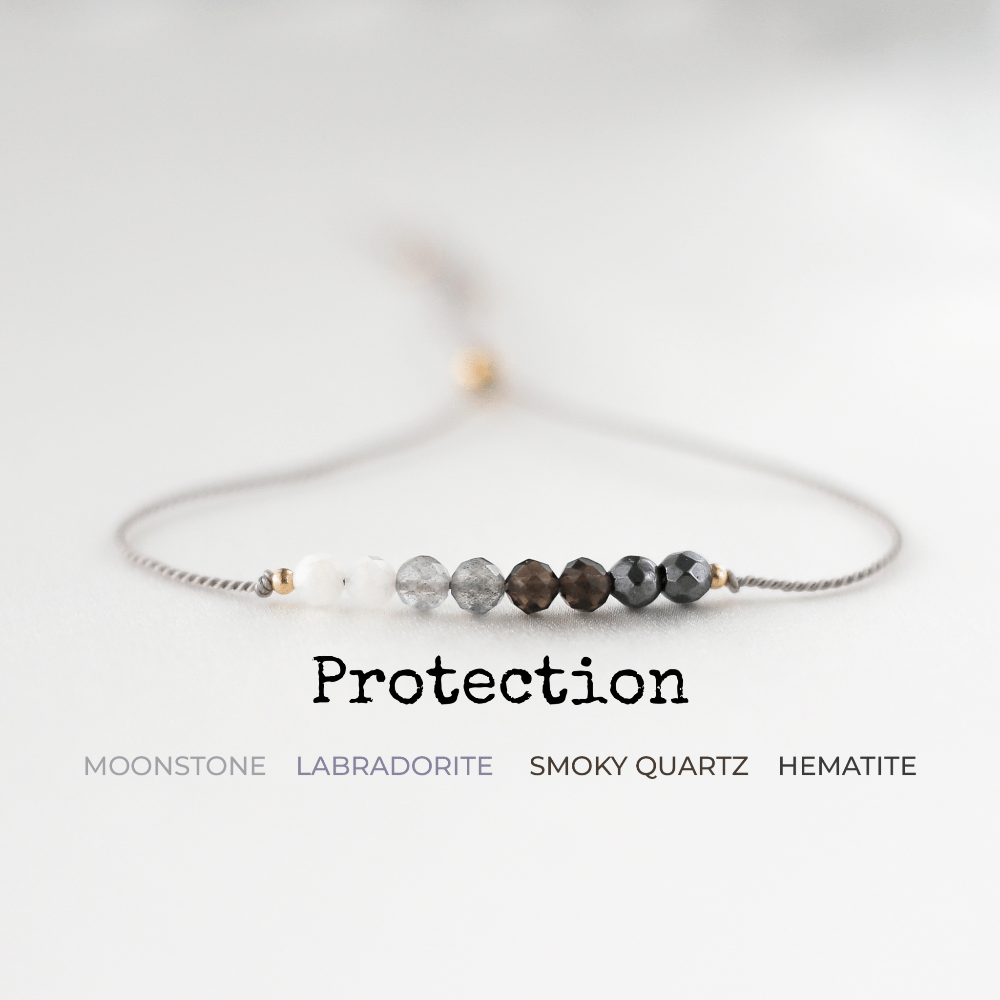 Protection Crystal Cord Bracelet - Vinci Woman