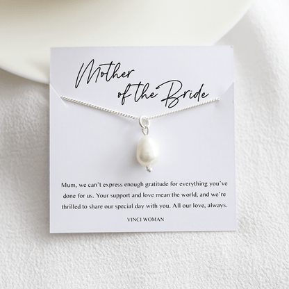 Mother Of The Bride Gift - Freshwater Pearl Necklace - Vinci Woman