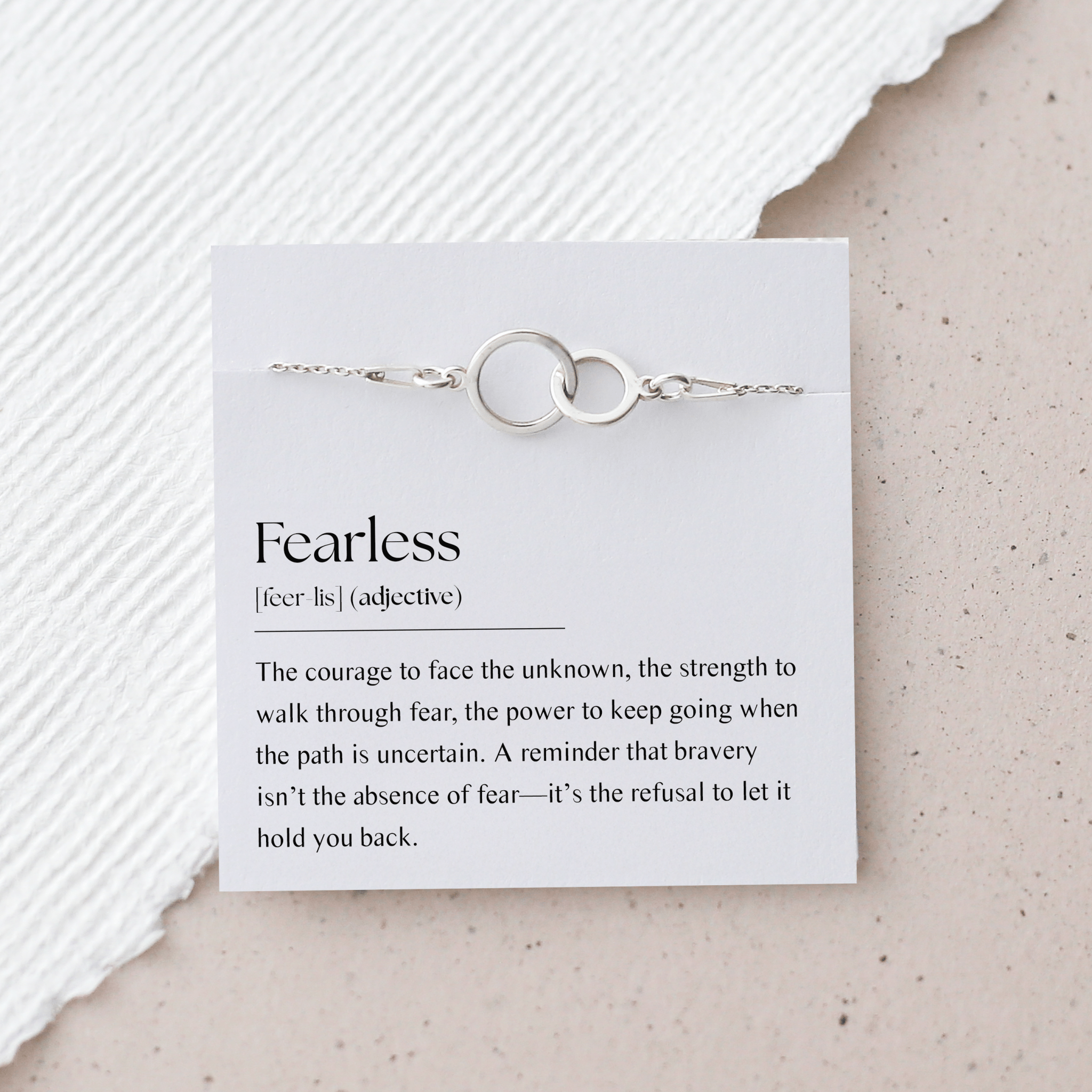 Fearless Bracelet – Interlocking Circles - Vinci Woman