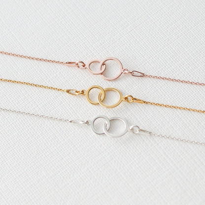New Beginnings Gift - Interlocking Rings Bracelet - Vinci Woman