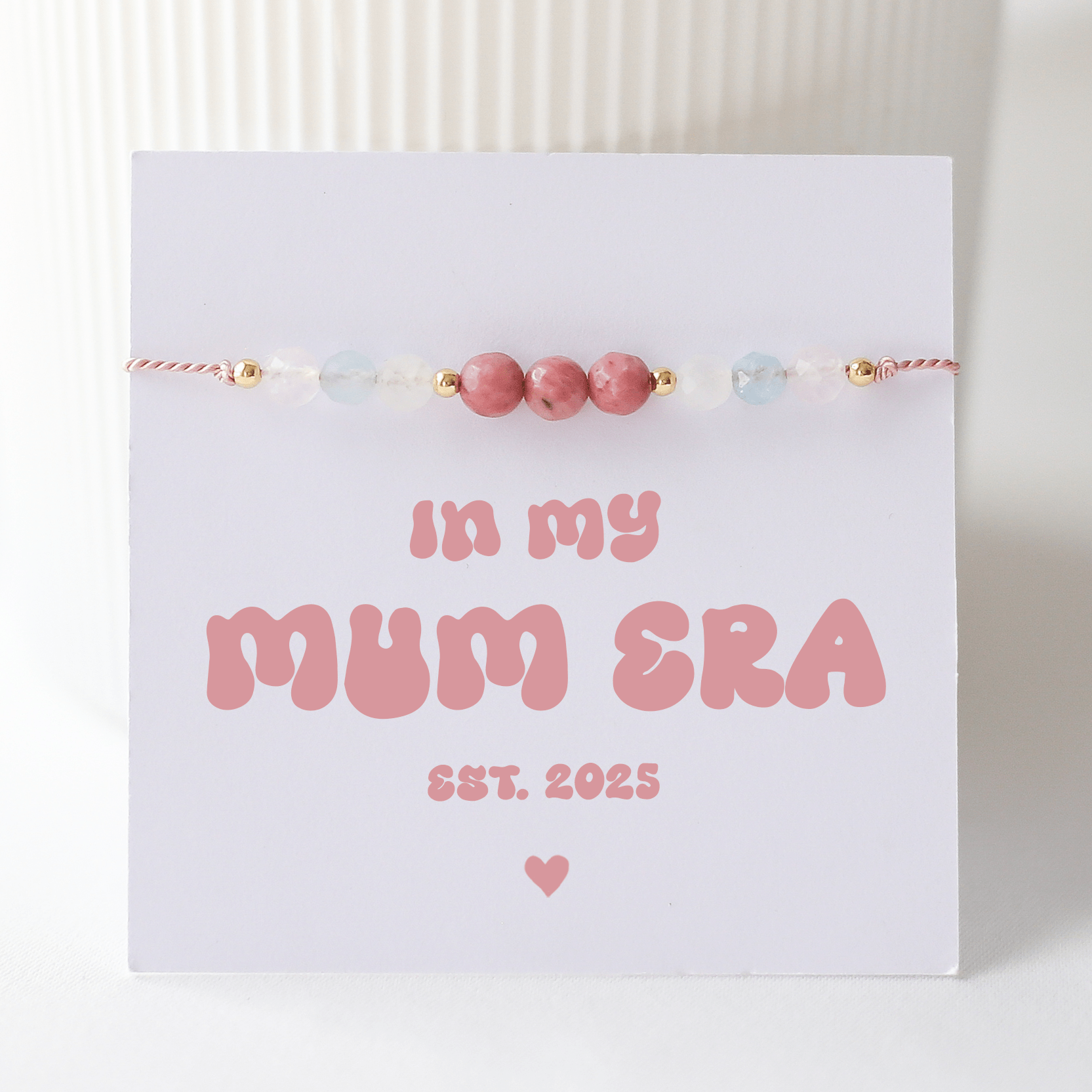 In My Mum Era - est 2025 - Pregnancy Bracelet - Vinci Woman