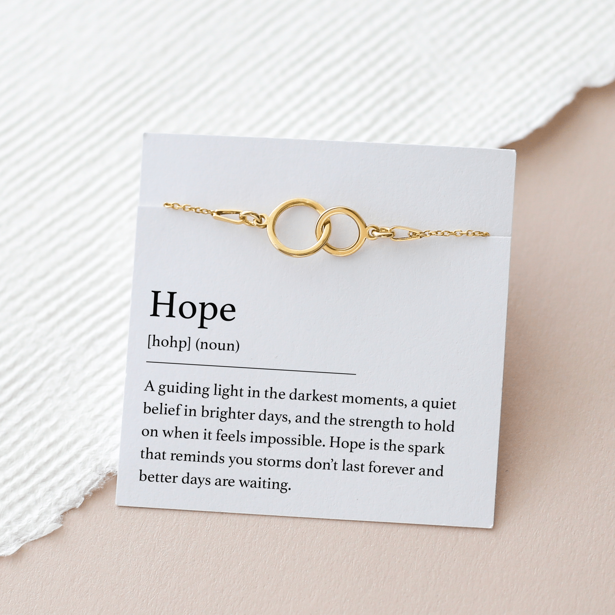 Hope Bracelet – Interlocking Circles - Vinci Woman