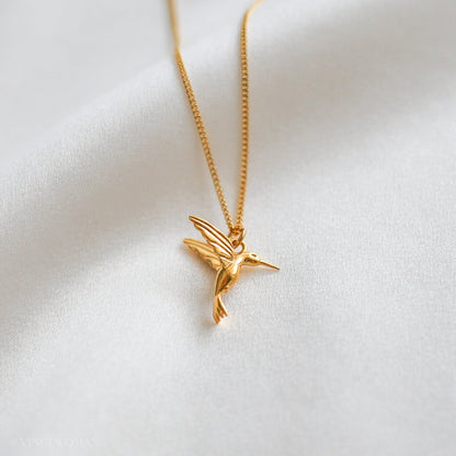 Gift For Loss - Hummingbird Necklace - Vinci Woman