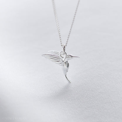 Gift For Loss - Hummingbird Necklace - Vinci Woman