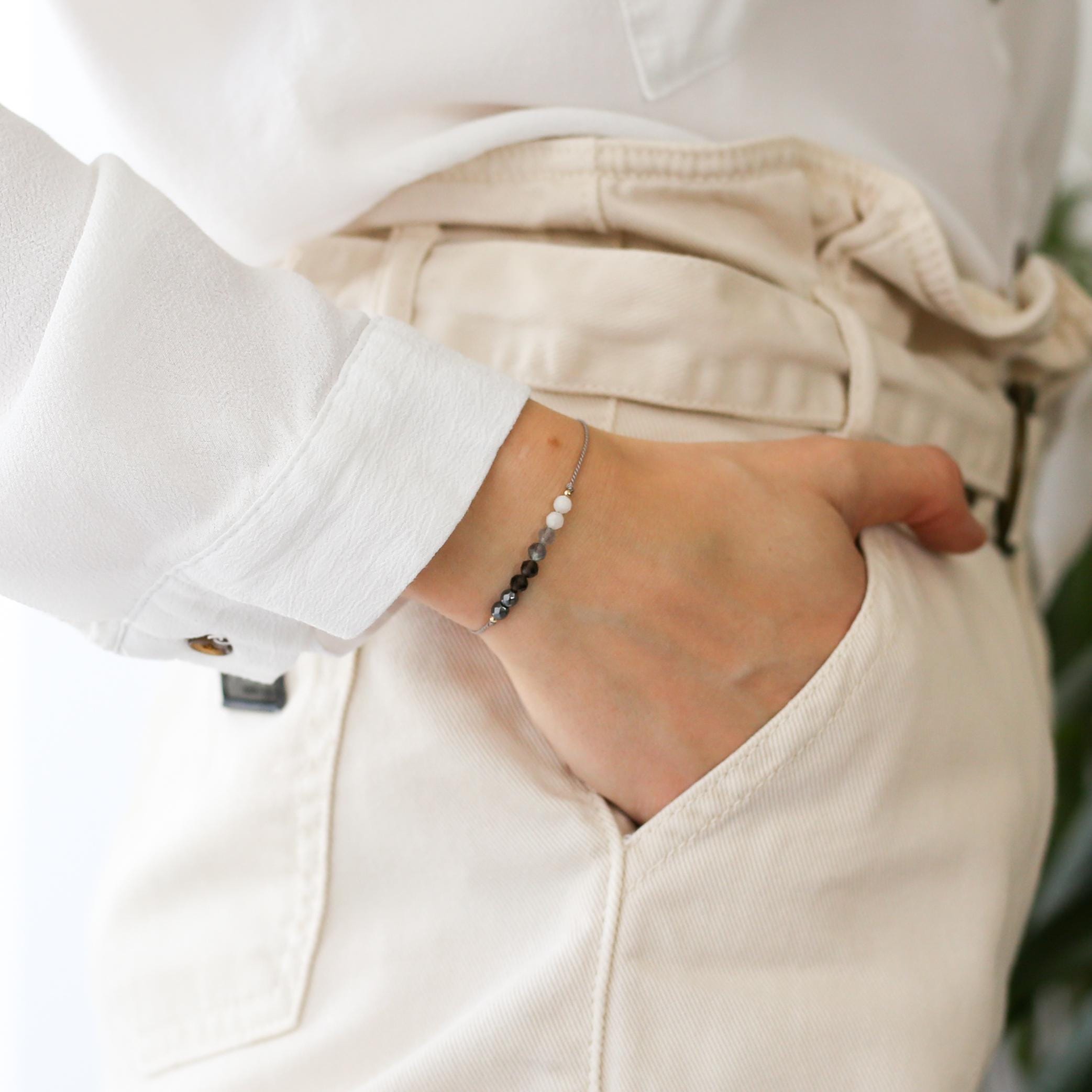Protection Crystal Cord Bracelet - Vinci Woman