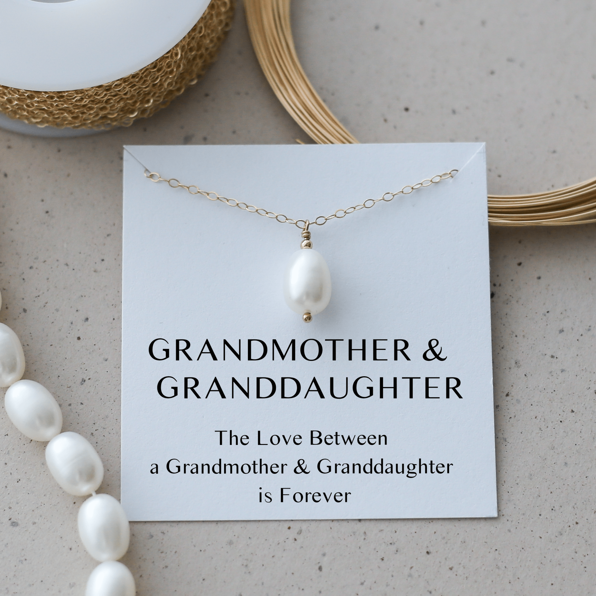 Grandmother - Freshwater Pearl Necklace - Vinci Woman