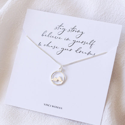 Stay Strong - Mountain Necklace - Vinci Woman
