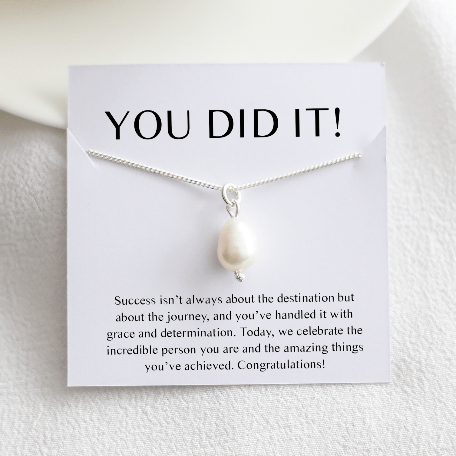 You Did It! - Freshwater Pearl Necklace - Vinci Woman