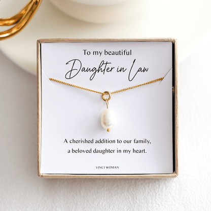 Daughter - In - Law Gift - Freshwater Pearl Necklace - Vinci Woman