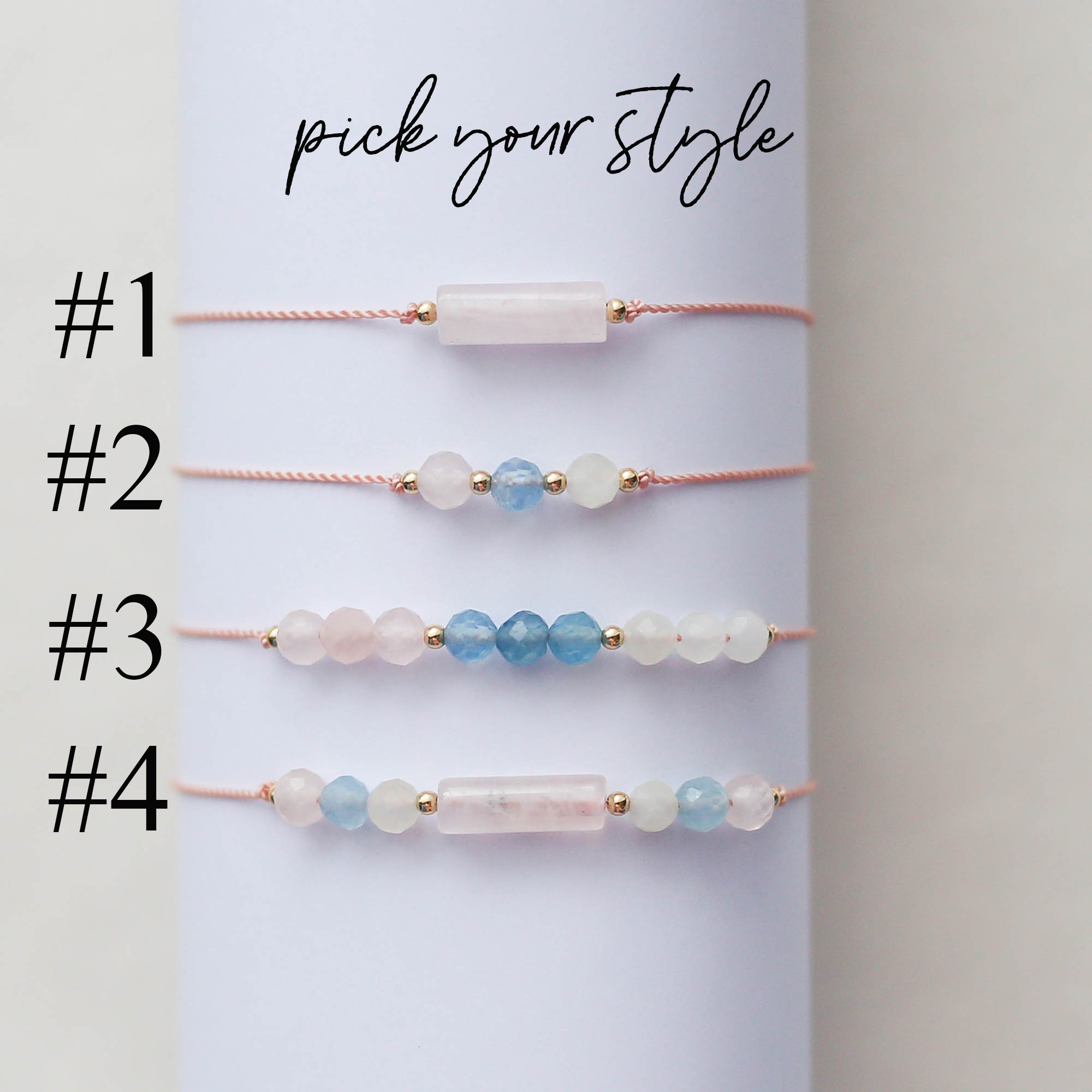 Dainty Fertility Cord Crystal Bracelet - Vinci Woman