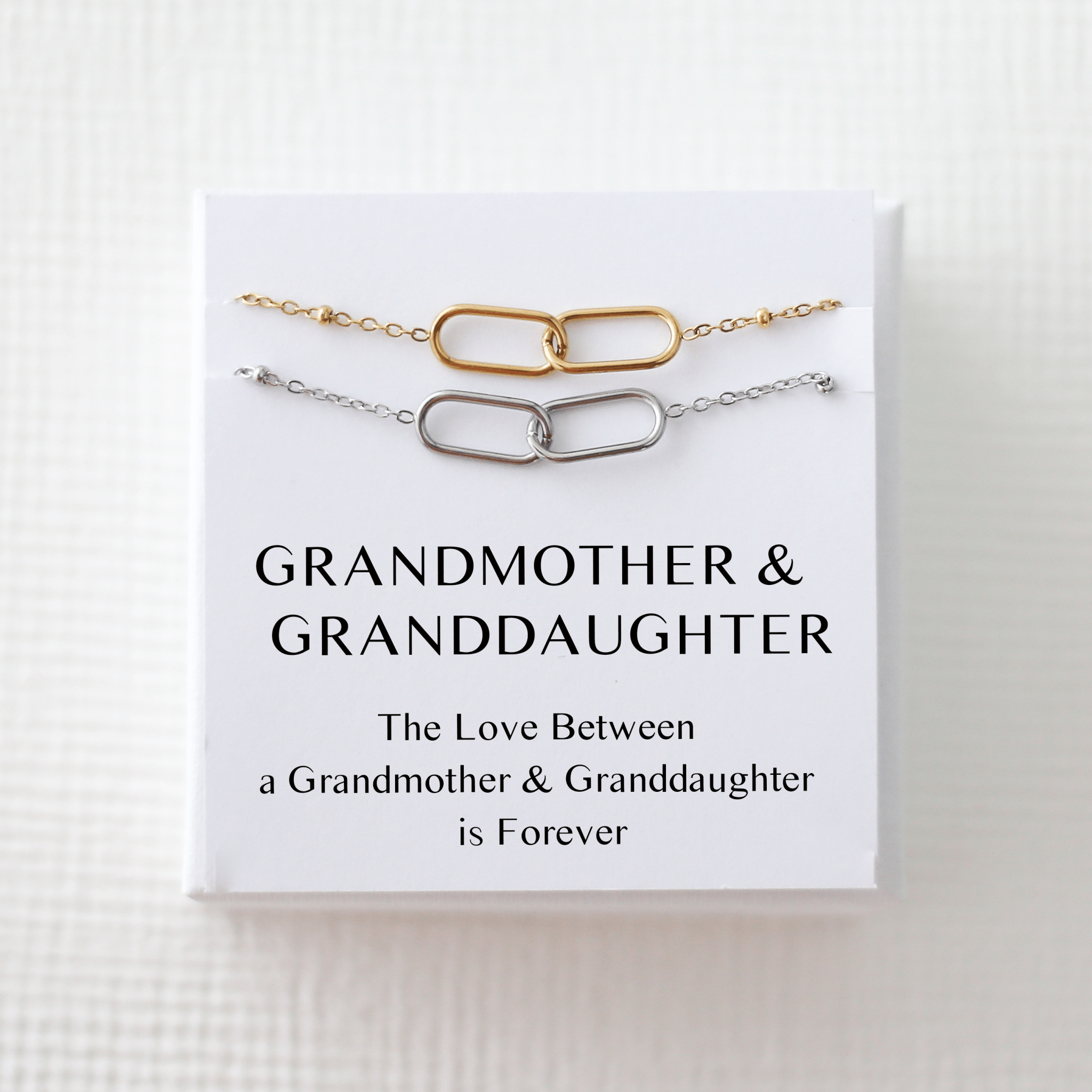 Grandmother and Granddaughter Necklace Set - Vinci Woman