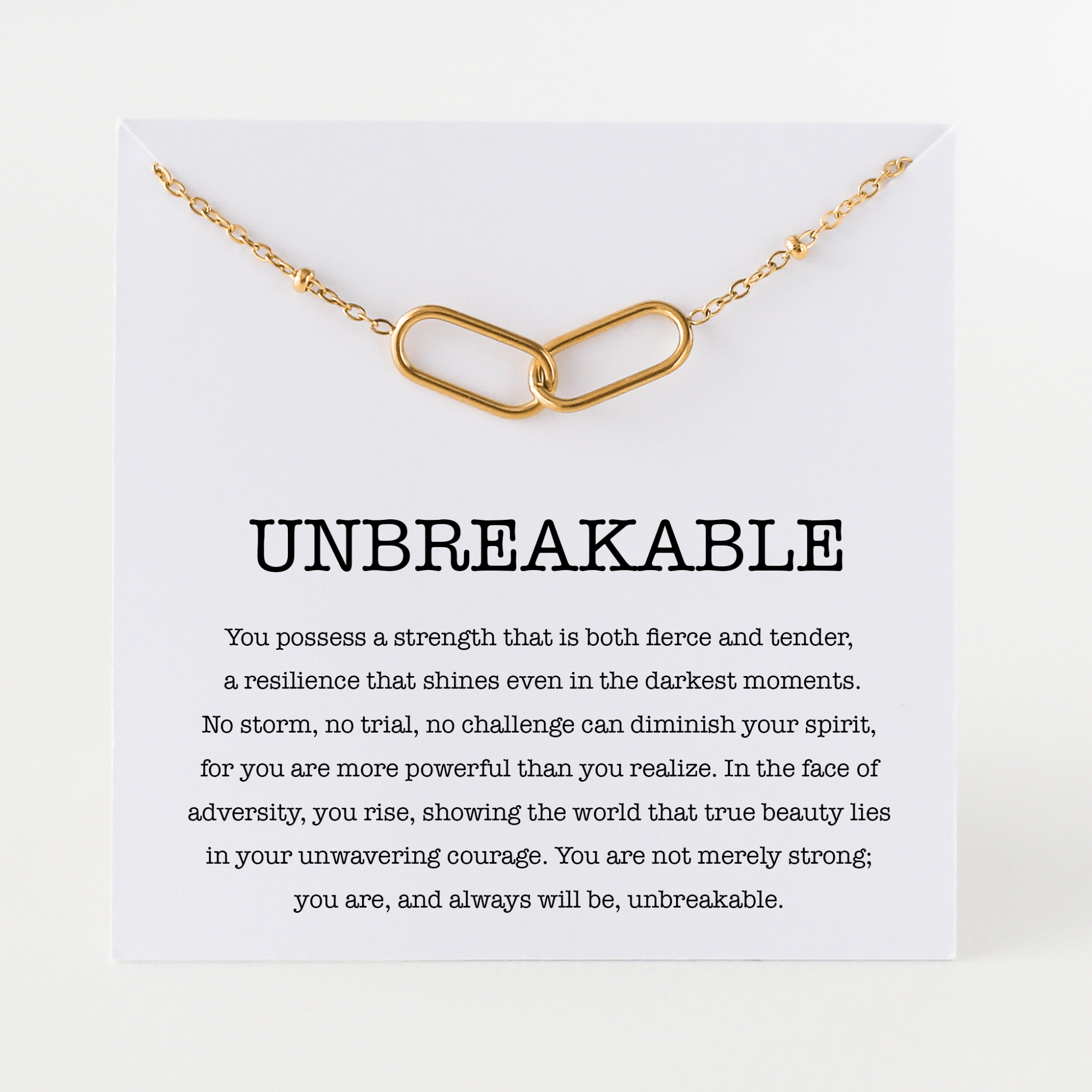 Unbreakable Necklace - Vinci Woman
