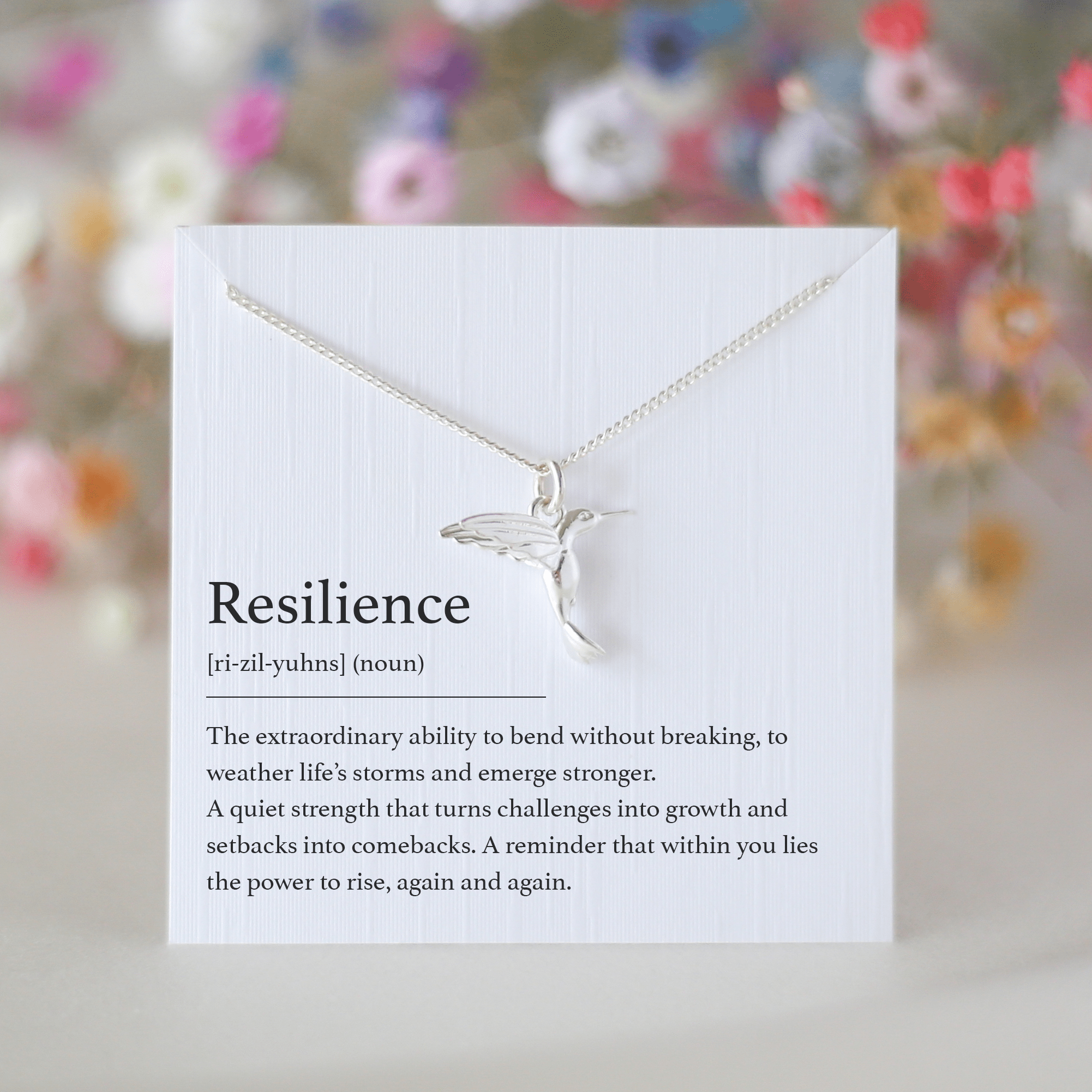 Hummingbird Resilience Necklace - Vinci Woman