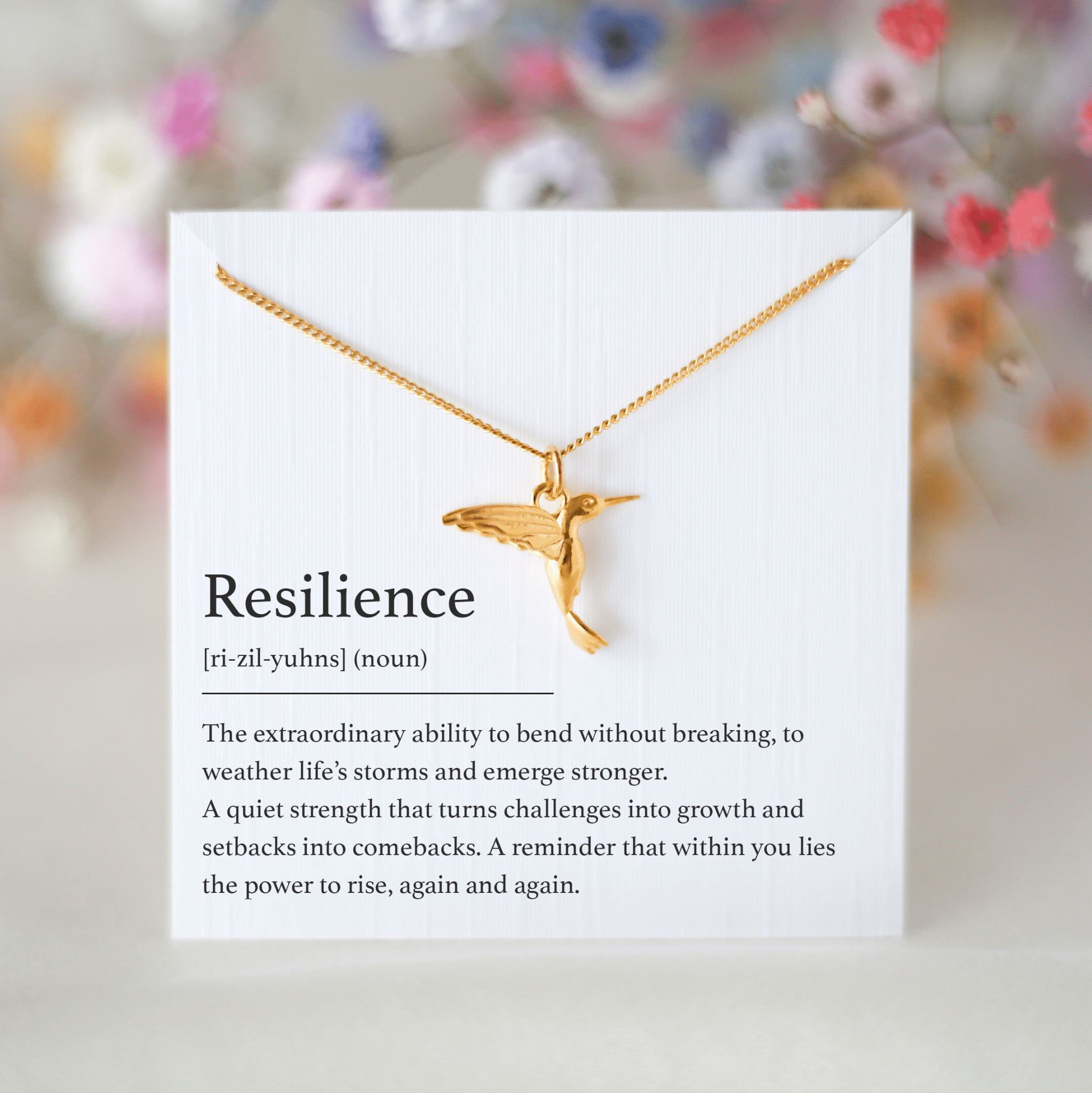 Hummingbird Resilience Necklace - Vinci Woman