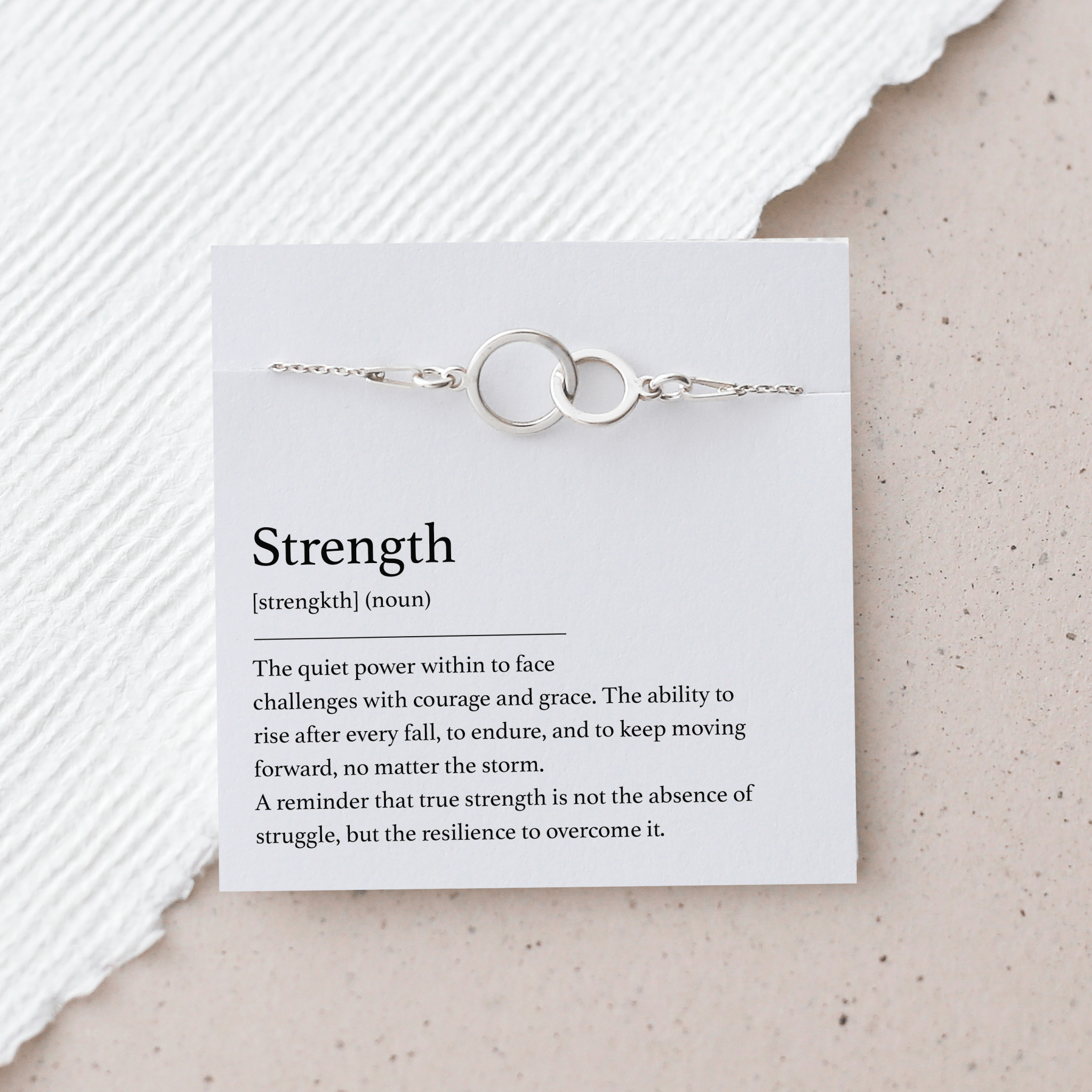 Strength Bracelet – Interlocking Circles - Vinci Woman