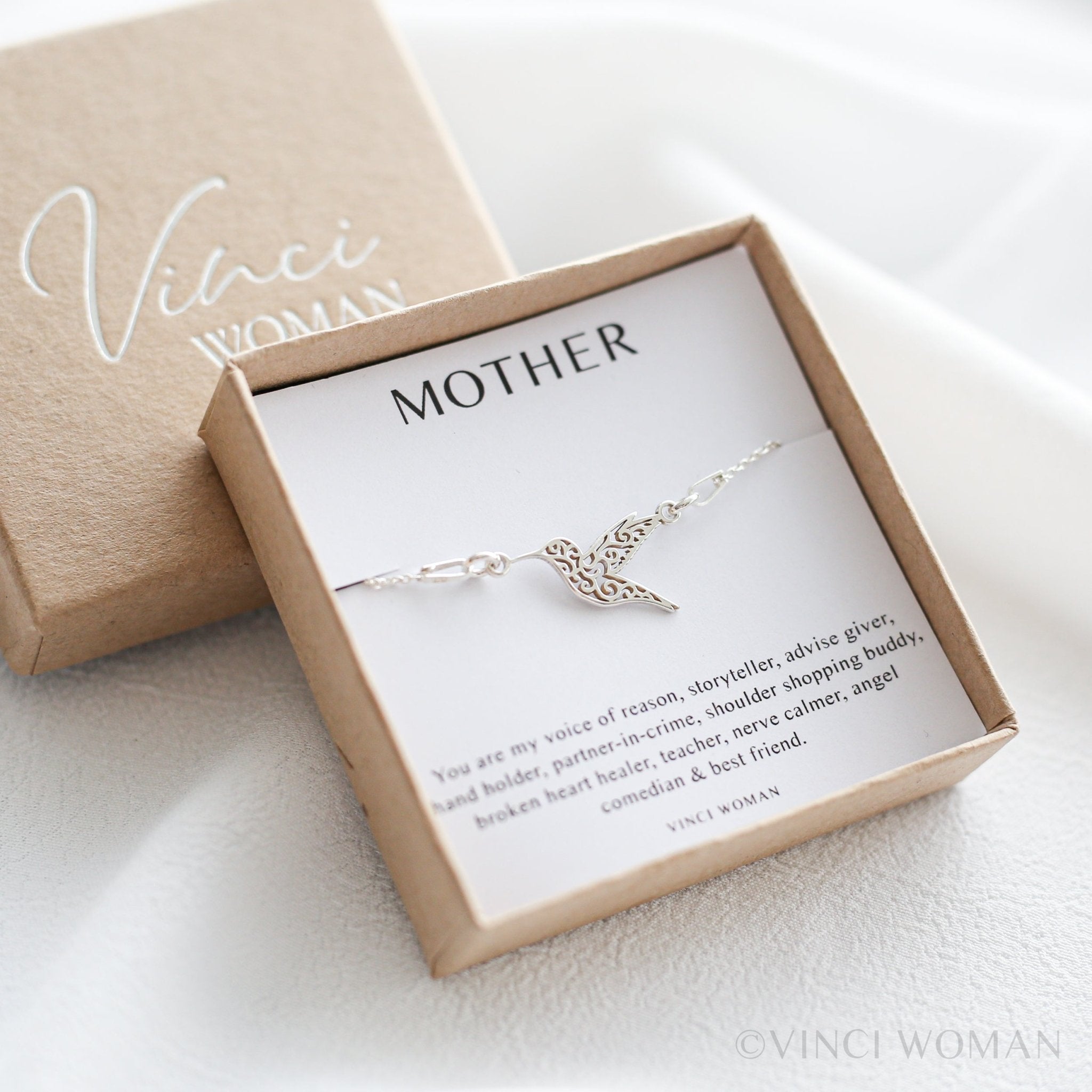 Hummingbird Bracelet - Gift For Mum - Vinci Woman